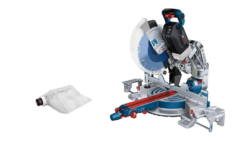 Bosch Professional 18V BITURBO Cordless Sliding Mitre Saw GCM 18V-305 GDC (incl. Saw Blade, connectivity Module, dust Bag, Without Battery/Charger)