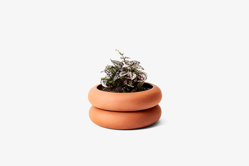 Areaware Stacking Planter Terracotta (short) - Image 1