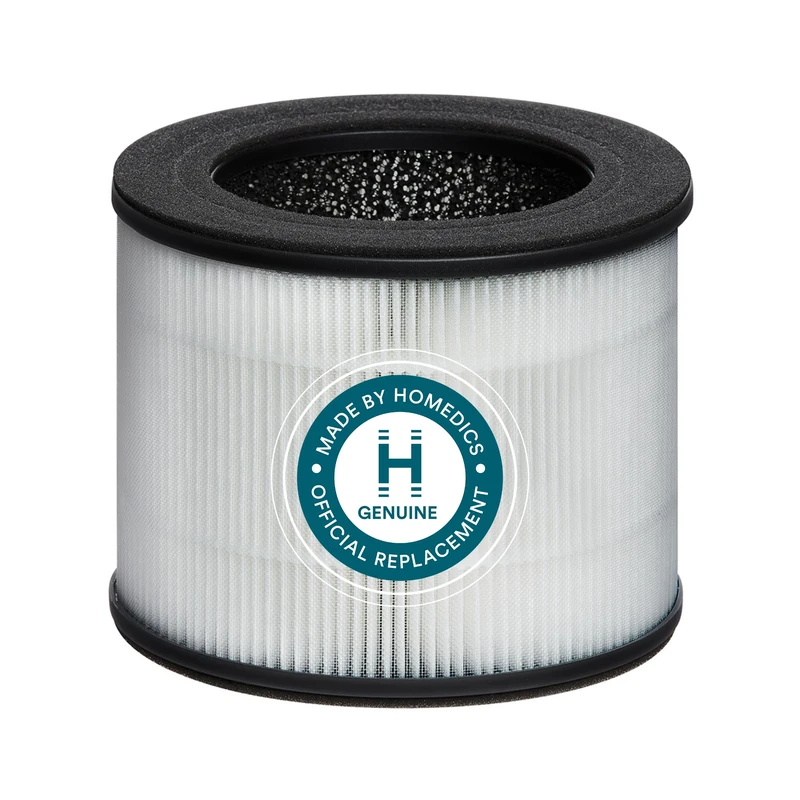 HoMedics TotalClean Replacement 360° HEPA-Type Filter with Activated Carbon, Air Cleaner for Home, Office, Allergens, AP-T10-BK and AP-T10-WT Air Purifier