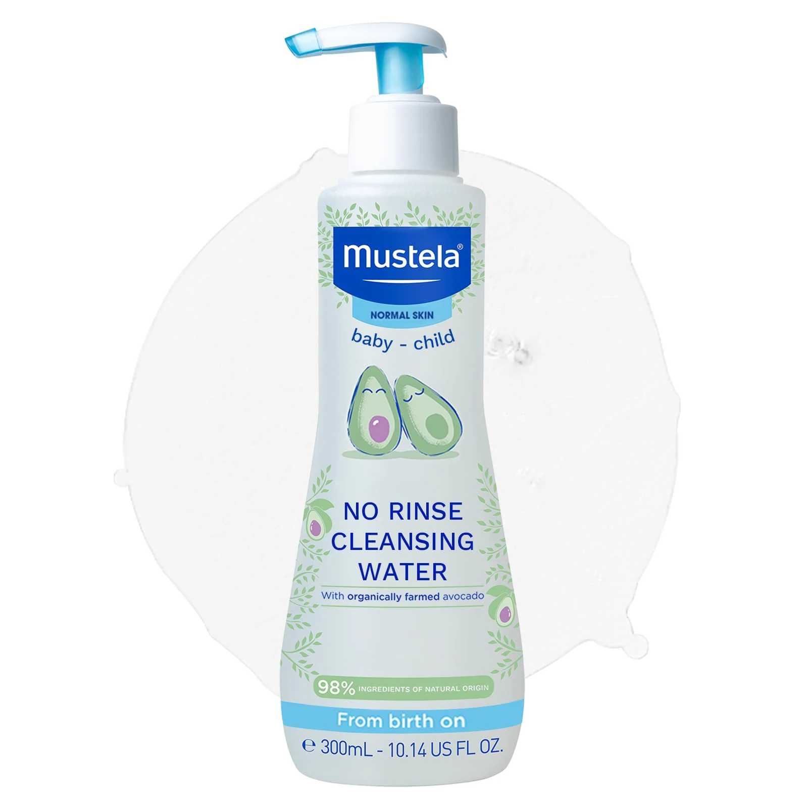 Mustela No Rinse Cleansing Water with Organic Avocado 300ml
