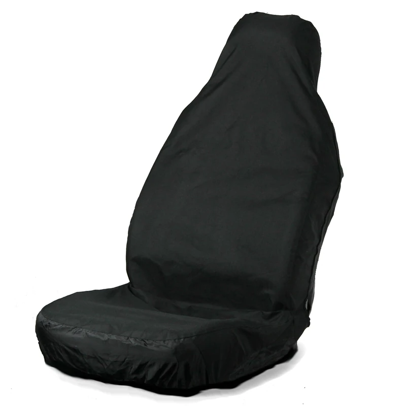 Sakura Pair Of Van Front Seat Covers - SS5442 - For Driver And Passenger - Universal Stretch Fit - Integral Headrest Covers - Image 1