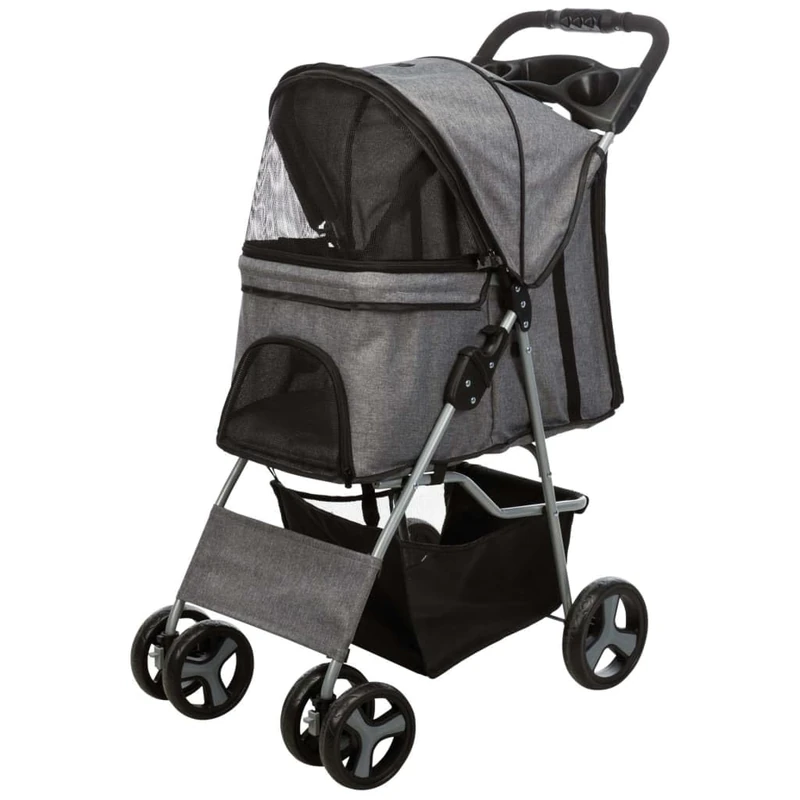Trixie Stroller, 47 x 100 x 80 cm, 4.9 kg, Grey