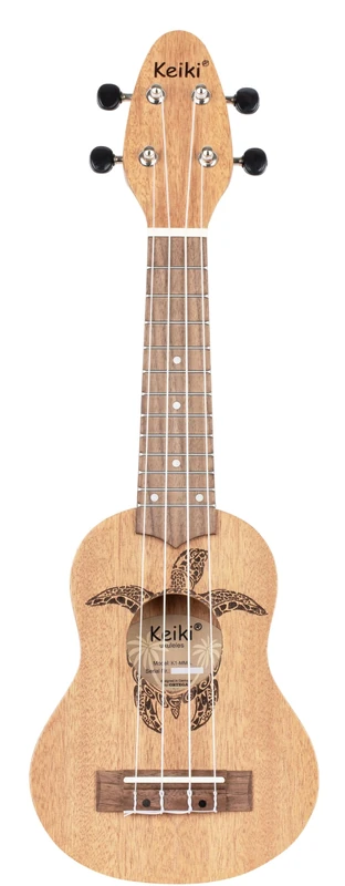 Ortega Guitars Sopranino Ukulele Lefthanded – Acoustic – Keiki K1 Series – Okoume, Natural (K1-MM-L)