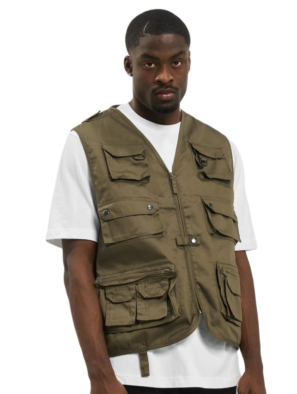 Brandit Hunting Vest, color: olive, size: XXL
