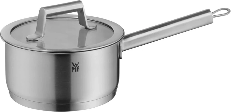 WMF 731166040 Comfort Line Stielkasserolle 16 cm ohne Deckel Cooking Pot Small 1.4 L Cromargan Matte Stainless Steel Scale Stackable Uncoated, 18/10