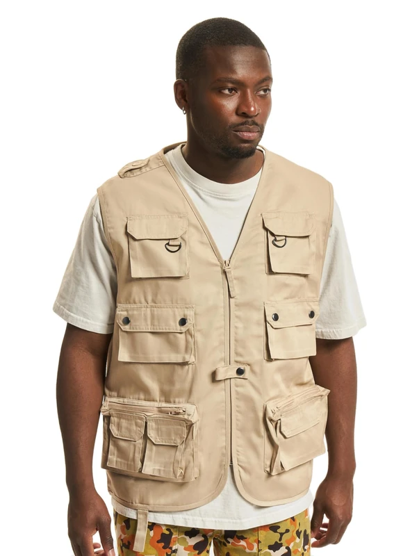 Brandit Hunting Vest, color: beige, size: XL - Image 1