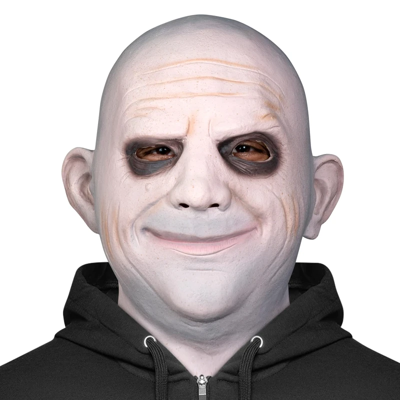 Zadin Premium Quality Enigmatic Uncle Freak Halloween Costume Mask, Classic Dark Comedy Character Mask, Old Uncle Mask