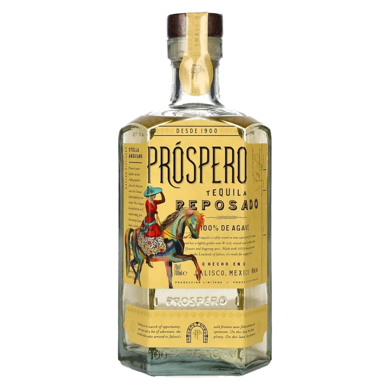 Prospero Reposado, 40% 1 x 75cl, 1.2 kg