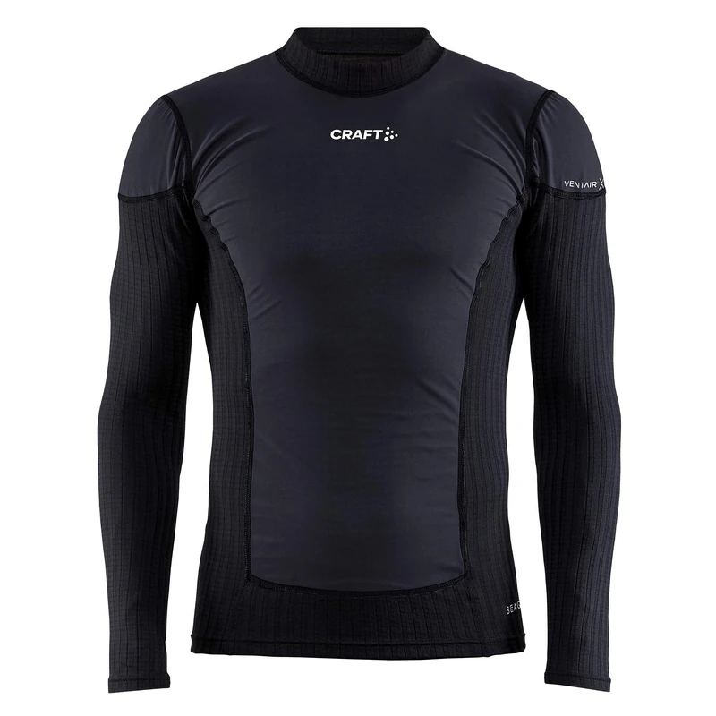 Craft Men's Active Extreme X Wind Ls M Tops, Black/Granite, XL UK