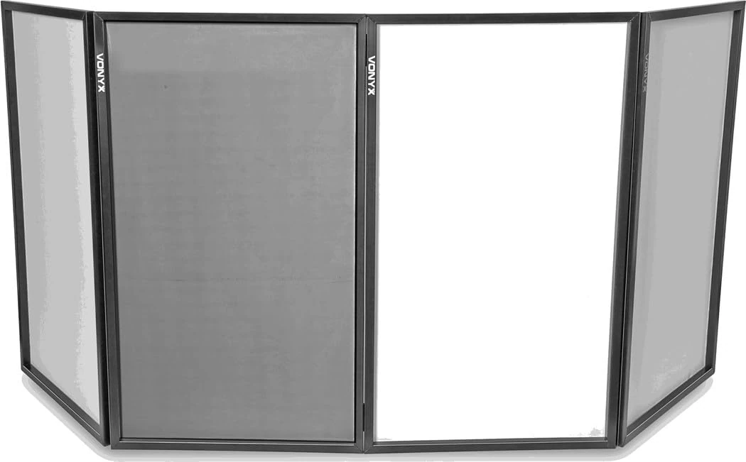 VONYX DB2 White DJ Lighting Screen Lycra 4 Panel Replacement Set for Mobile Disco Deck Stand Booth