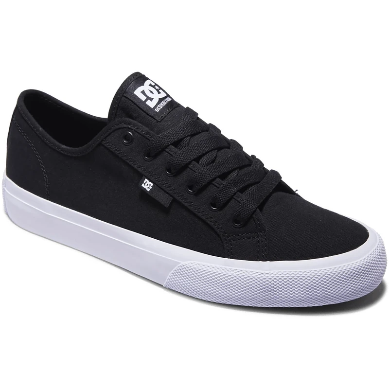 DC Shoes Men's Manual-für Herren Sneaker, Black/White, 10 UK