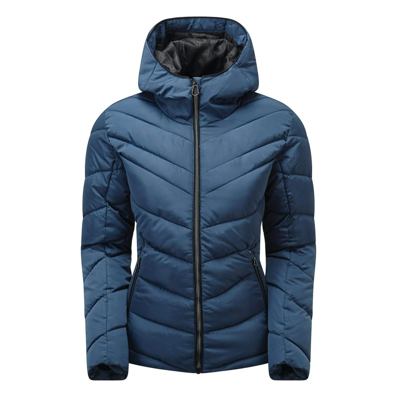 Dare 2b Womens Reputable Low Bulk Insulated Padded Jacket | Slim Fitting Heat Retaining Thermal Fabric, Snug High Collar & Chin Guard - Ideal for Outdoor Winter Sports