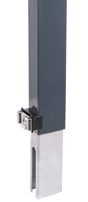 Alberts GAH Erhard 672676 Raiser for Easy Raising of an Existing Double Rod Mat Fence Anthracite Height Posts 60 x 40 mm, Charcoal, Höhe: 600 mm