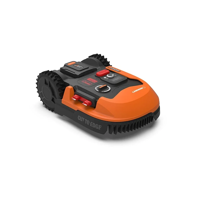 WORX Landroid L WR155E Robot Lawn Mower for large gardens up to 2000m2 / Automatic robotic lawn mower for manicured lawn with application control, wifi connectivity