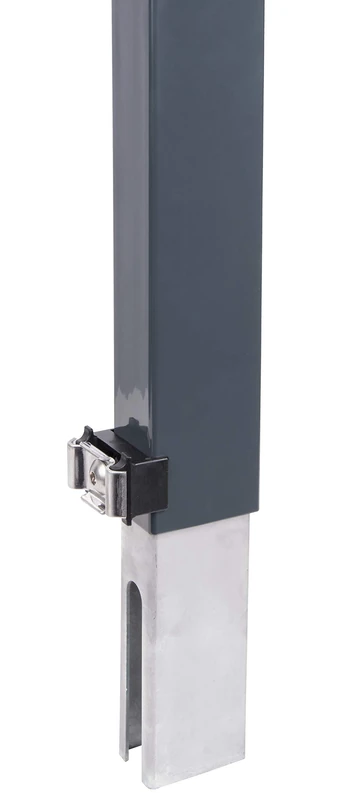 Alberts Erhard 672706 Fence Riser for Easy Raising of an Existing Double Rod Mat Fence Anthracite Height 800 mm for Posts 60 x 40 mm