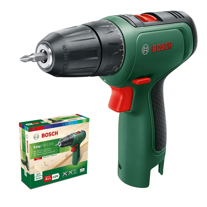 Bosch Cordless Drill EasyDrill 1200 (Without Battery, 12 Volt System, in Carton Packaging)