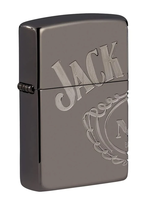 ZIPPO – Black Ice - Jack Daniels, Multi Cut, Armor - gasoline Windproof lighter, refillable, in gift box