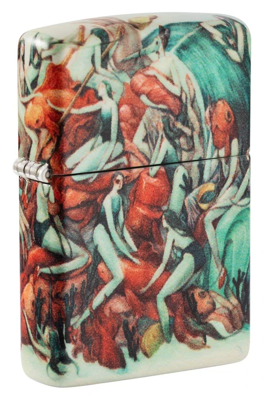 Zippo Windproof Lighter, Marija Tiurina Design – 540°, Colour Image – Refillable, Reusable, Windproof Design – Comes in Gift Box – Made in USA