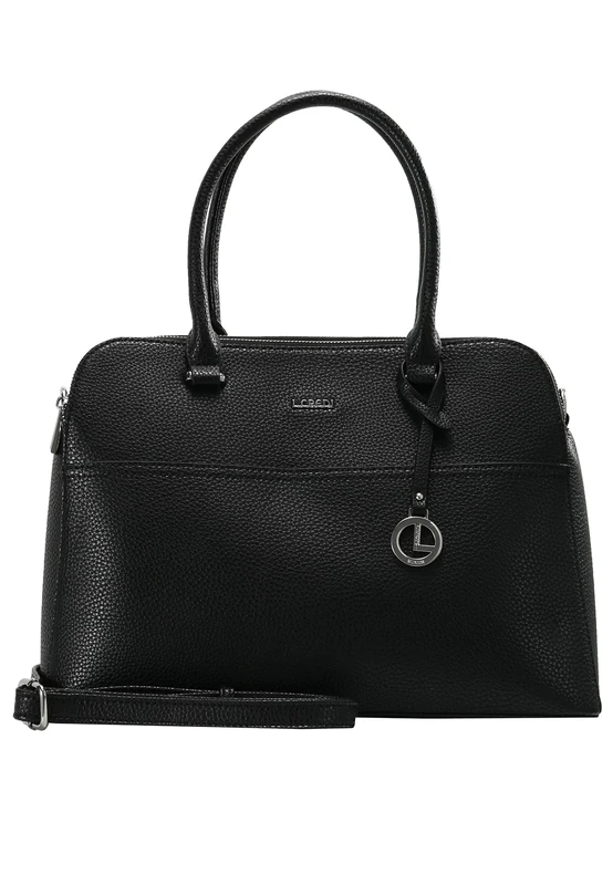 L.CREDI Women Franka Handbag, Black, One Size