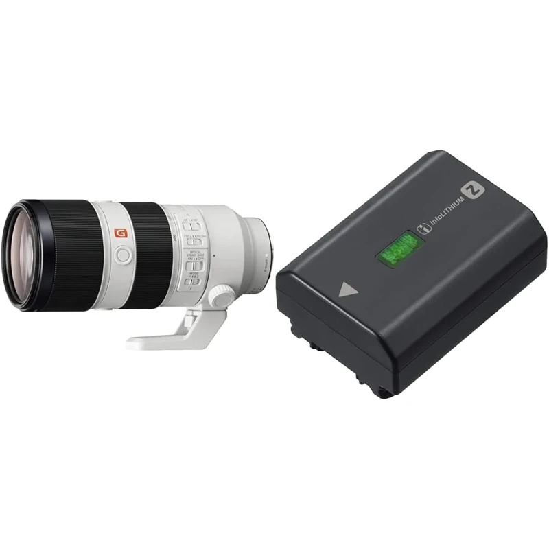 Sony FE 70-200mm f/2.8 GM OSS Lens with NPFZ100 Battery
