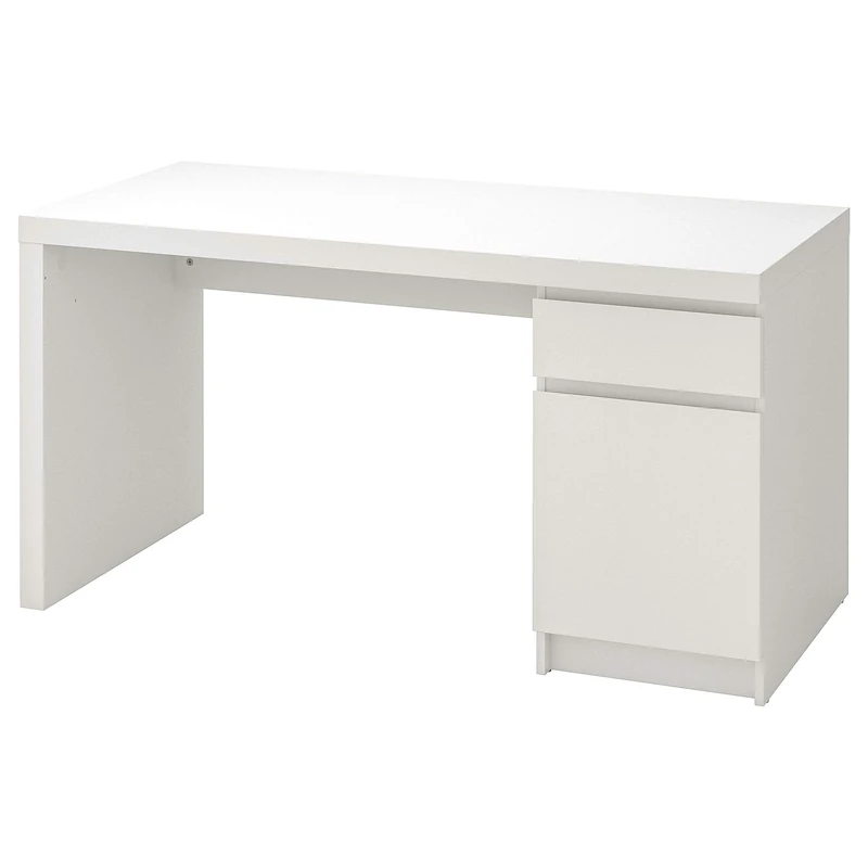 IKEA MALM desk 140x65x73 cm white