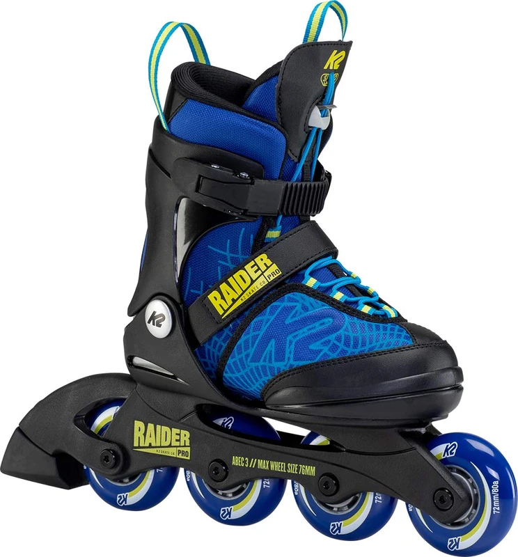 K2 RAIDER PRO Inline Skate 2022 blue/yellow, 35-40