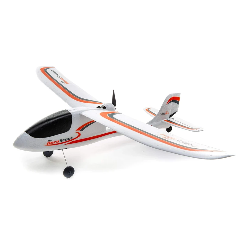 Hobbyzone RC Aeroplane Mini AeroScout RTF (Includes Controller, Transmitter, Battery and Charger) HBZ5700