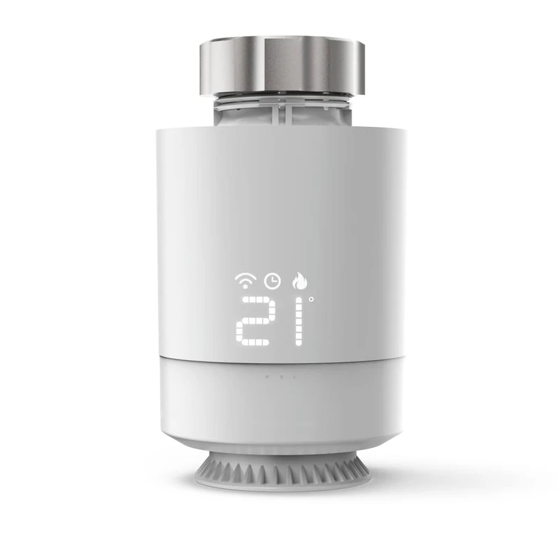 Hama Smart Radiator Thermostat (expandable WiFi heating control, smart home heating regulator for all valves, programmable thermostat, customizable heating via app to save energy) - Image 1