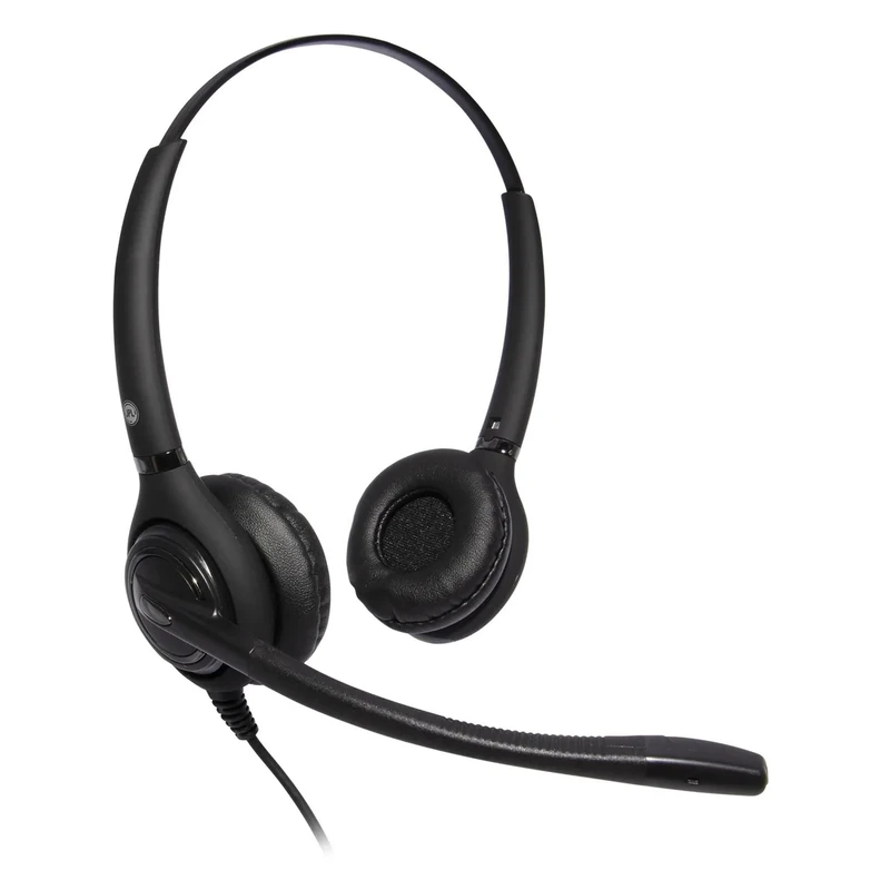 JPL Headset 502S-USB Monaural, Corded, Unified Communications Certified, Universal Plug & Play, In-line Control, Surround Shield Noise Cancelling Microphone (Ideal for Remote Home Workers) – Black