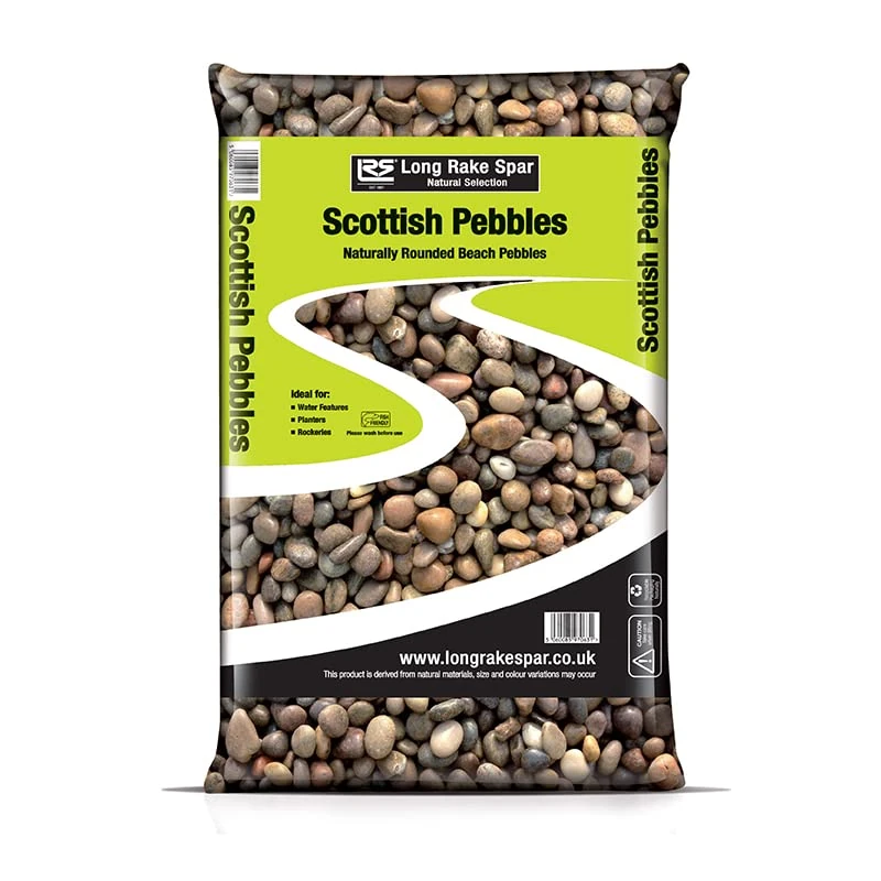 Scottish Pebbles | 30mm - 50mm | 20kg | Aggregates, Garden Pebbles, Garden Chippings, Driveway Stones/Sealer