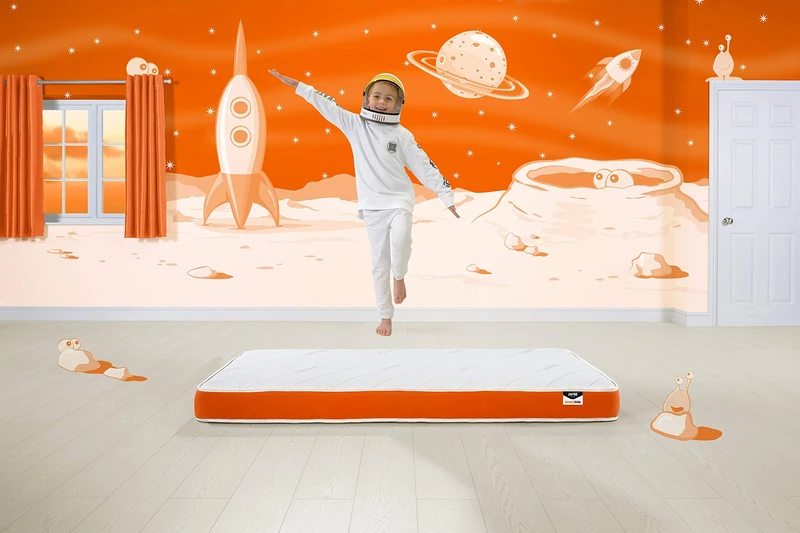 JAY-BE Simply Kids Sprung Mattress, Foam Free, Shorty (75 x 175 x 16cm)