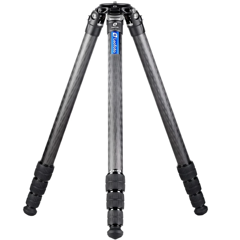 Leofoto - Summit - Carbon Tripod - Max. Height: 213.5 cm - Min. Height: 7.2 cm - For Larger, Heavy Cameras and Lenses - Light Weight - LM-404CL