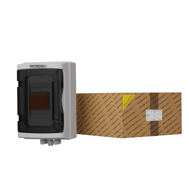 Solar Anschlusskasten Photovoltaik 1000V T2 4M Kabelverschraubung PG Überspannungsschutz Doktorvolt 2445