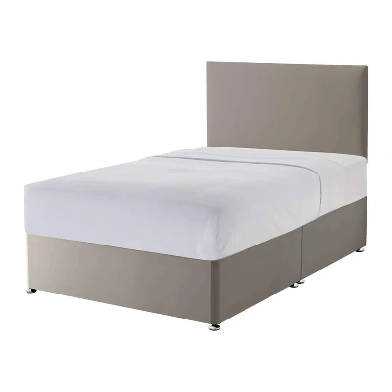 Silentnight Non Storage Divan | Slate Grey | Single