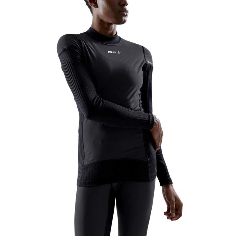 Craft Active Extreme X Wind Long Sleeve Baselayer Women - Black/Granite, Small