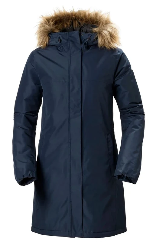 Helly Hansen Women's W Aden Winter Parka, Navy, XL