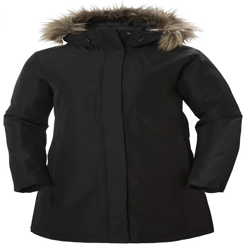 Helly Hansen Women's W Aden Winter Parka, Black, XL