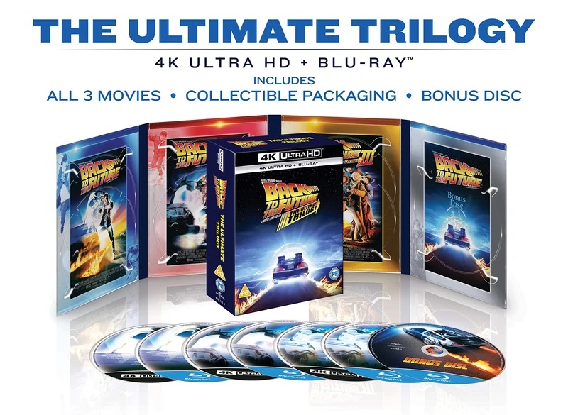 Back To The Future: The Ultimate Trilogy (4K Ultra-HD) [Blu-ray] [2020] [Region Free]