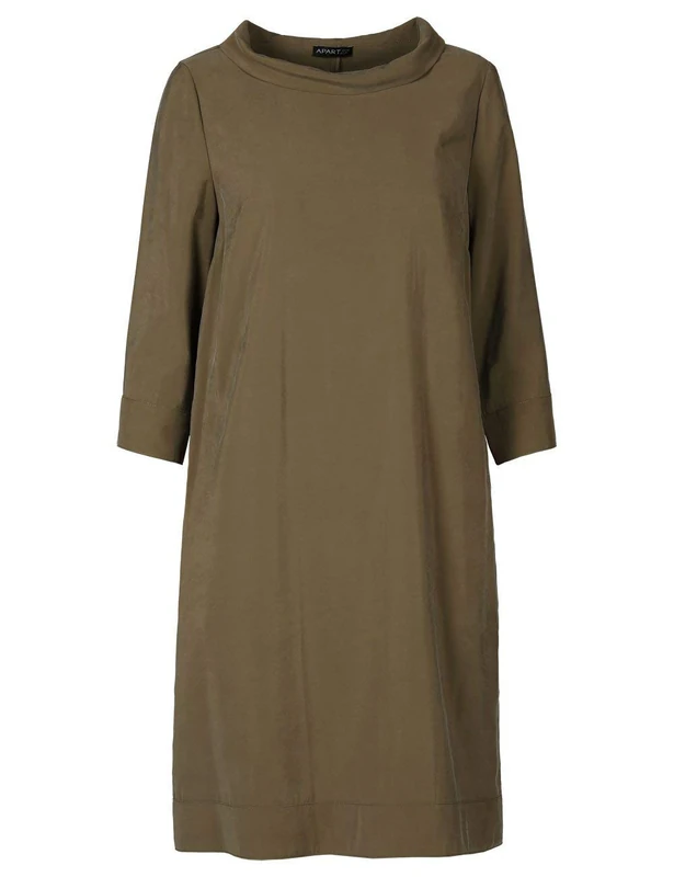 APART Fashion Women's Kleid Dress, Olive, 8