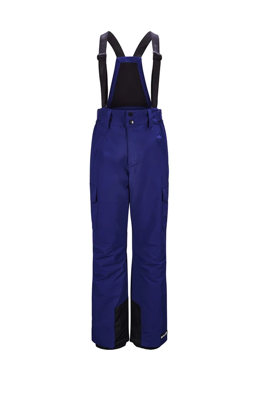 Killtec Maddock Jr Boys' Functional Trousers with Zip-Off Bib, Snow Guard and Edge Protection, Boys, 34113-000, darkblue, 128