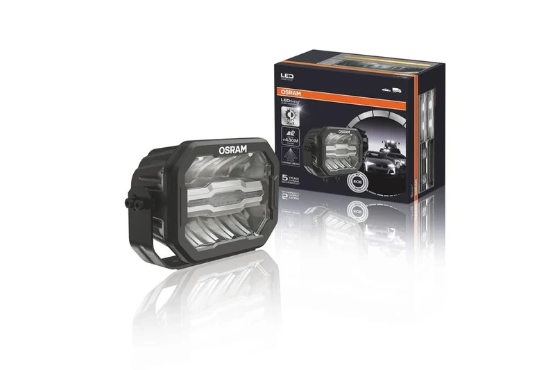 OSRAM LEDriving CUBE MX240-CB, LED driving lights for near and far field lighting, combo, 4000 lumens, light beam up to 430 m, LED headlight/auxiliary high beam and position light, ECE approval