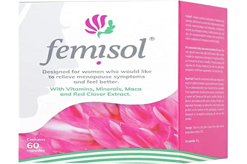Prima Medis Food Supplement Femisol, 60 Capsules, Colour Multicolor