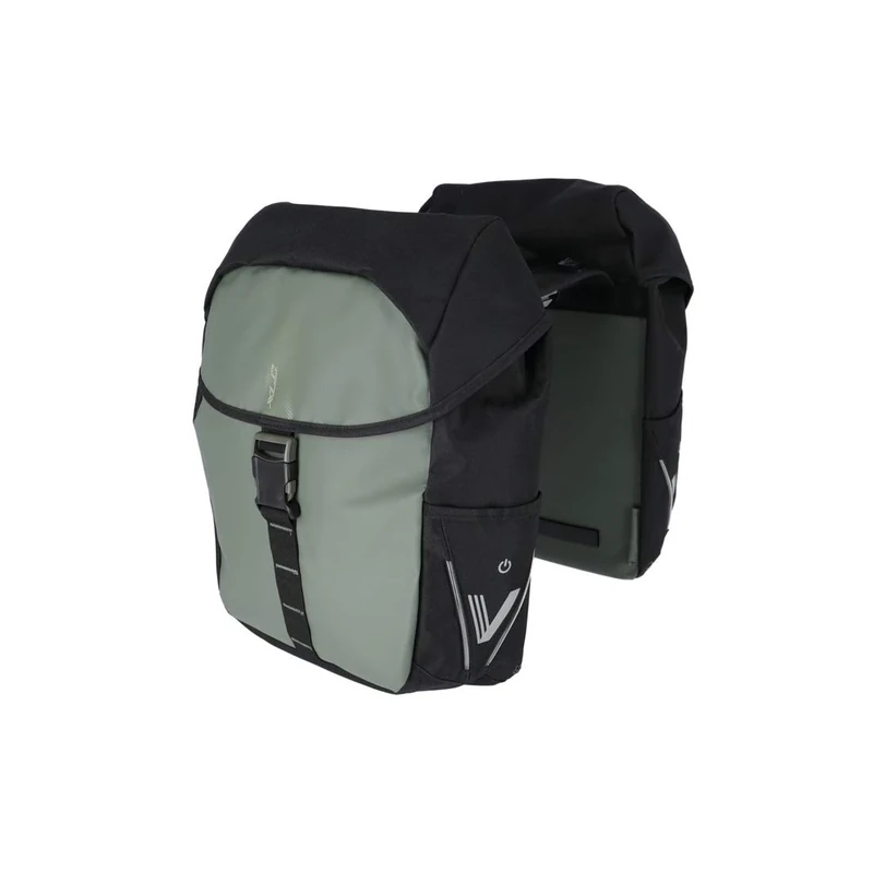 Rotoruabike Unisex Adult V-Light Bicycle Bag, Green/Zwart, One Size