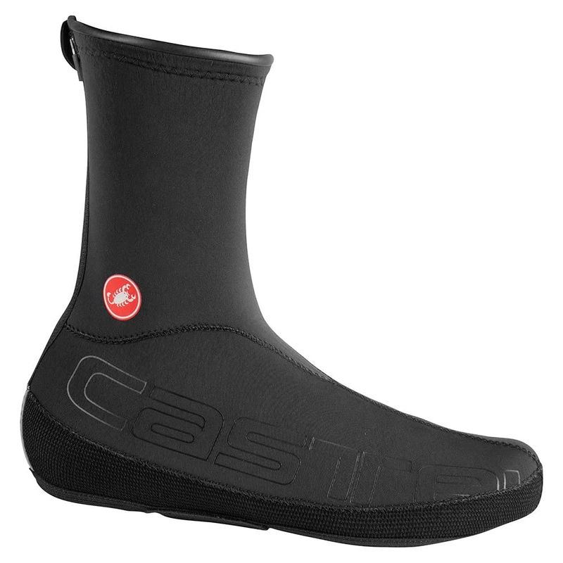 CASTELLI 4520537-110 DILUVIO UL SHOECOVER Shoe covers Men's BLACK/BLACK Size S/M - Image 1