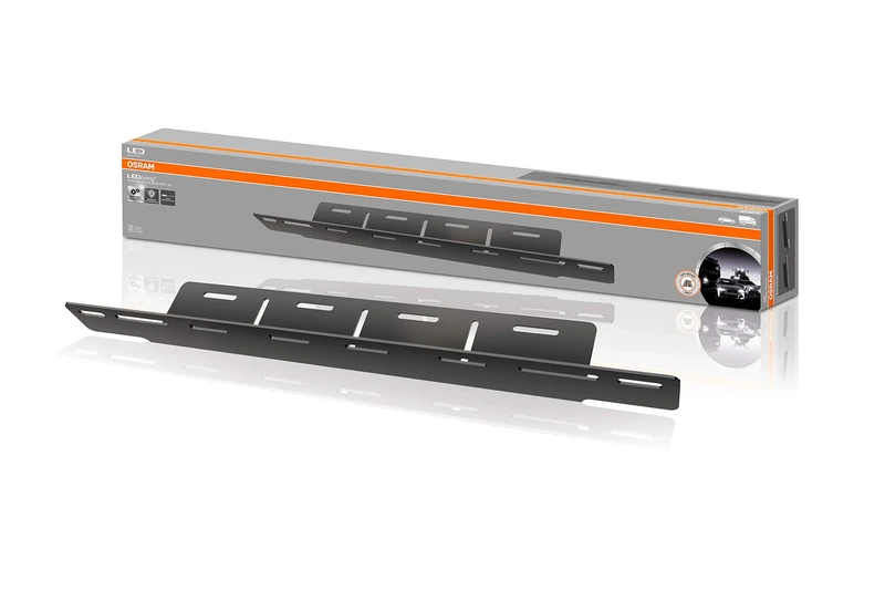 OSRAM LEDriving LICENSE PLATE BRACKET AX, license plate holder, driving light holder compatible with all LEDriving driving lights, LEDDL ACC 103, Black