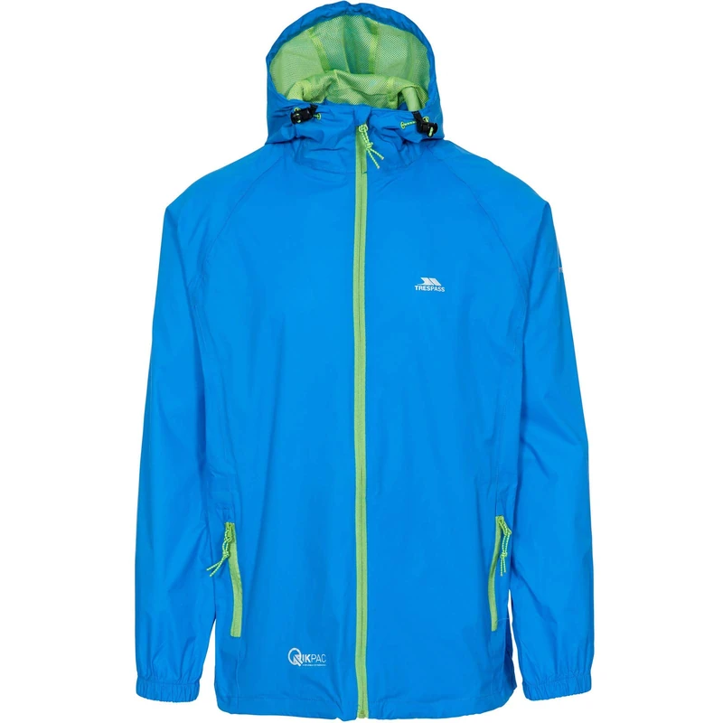 Trespass Adults Qikpac Waterproof Packaway Jacket - Cobalt XXL - Image 1