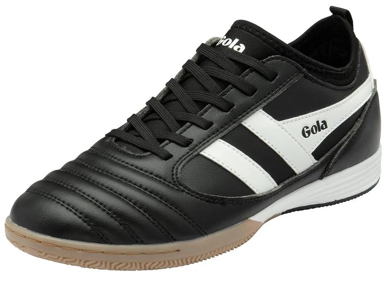 Gola Ceptor TX QF (Quick Fasten) Football Child, Black/White, 10 UK
