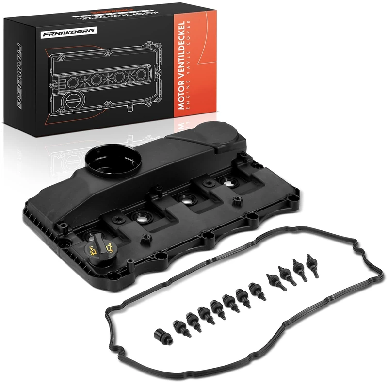 Frankberg Camshaft Rocker Cover Compatible with Ducato 250 2.2L 2006-2011 Mondeo MK III 2.2L 2004-2007 Transit 2.2L 2006-2014 Transit Tourneo 2.2L 2006-2014 Replace# 0248.P9 - Image 1