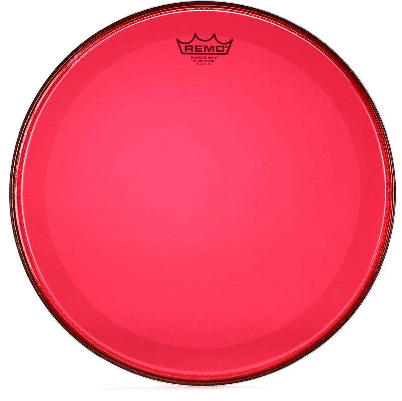 Remo Colortone Powerstroke 3 P3-1316-CT-RD Drum Head Clear 16 Inches Red