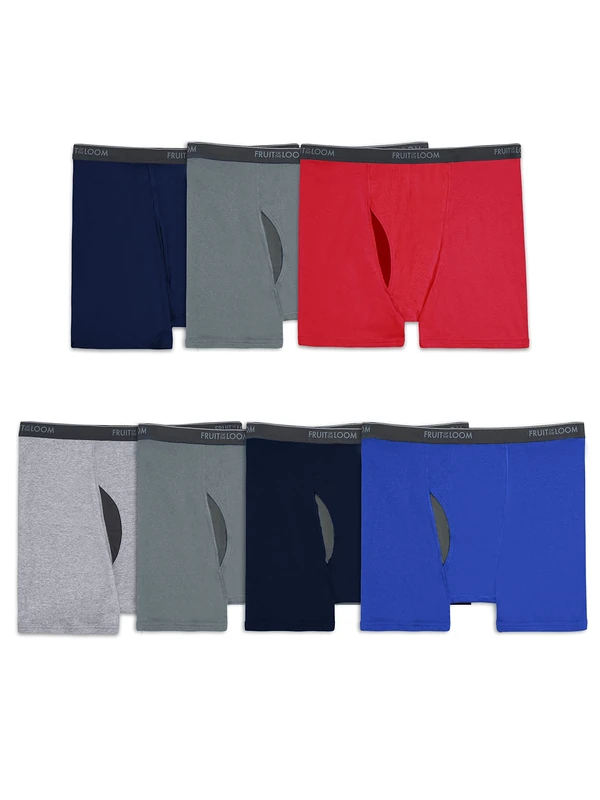 Fruit of the Loom Men's Coolzone Boxer Briefs 4XL - 7 Pack
